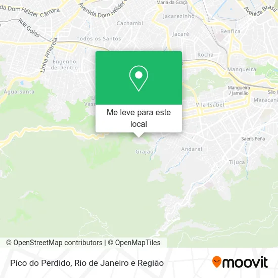 Pico do Perdido mapa