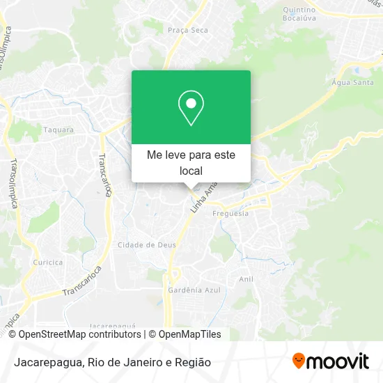 Jacarepagua mapa