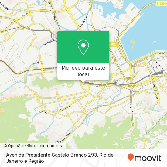 Avenida Presidente Castelo Branco 293 mapa