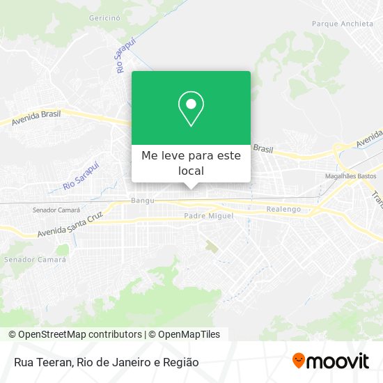 Rua Teeran mapa
