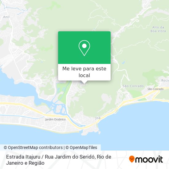 Estrada Itajuru / Rua Jardim do Seridó mapa