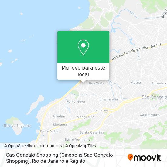 Sao Goncalo Shopping mapa