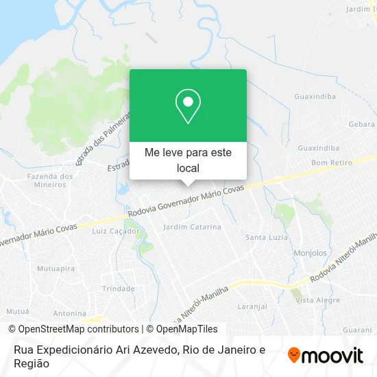 Rua Expedicionário Ari Azevedo mapa