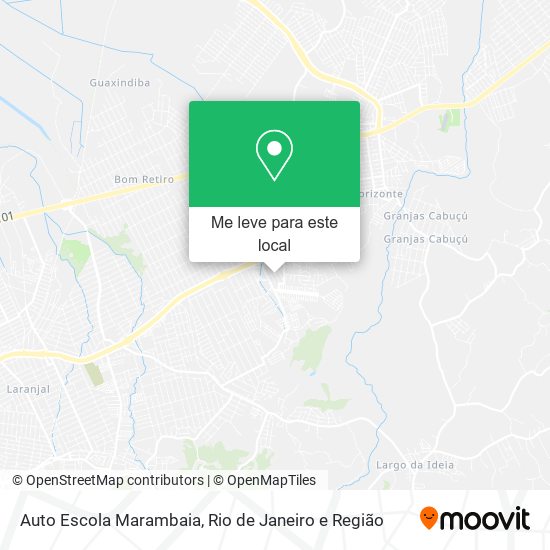Auto Escola Marambaia mapa