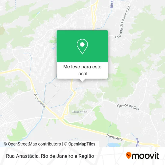 Rua Anastácia mapa