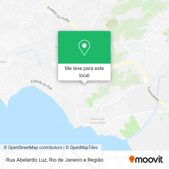 Rua Abelardo Luz mapa