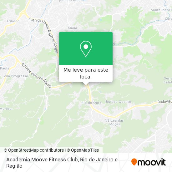 Academia Moove Fitness Club mapa