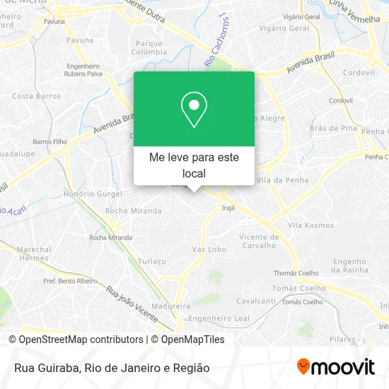 Rua Guiraba mapa