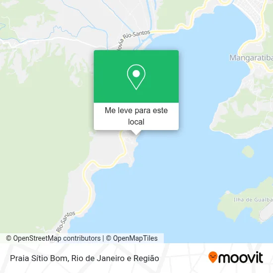 Praia Sítio Bom mapa