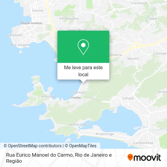 Rua Eurico Manoel do Carmo mapa