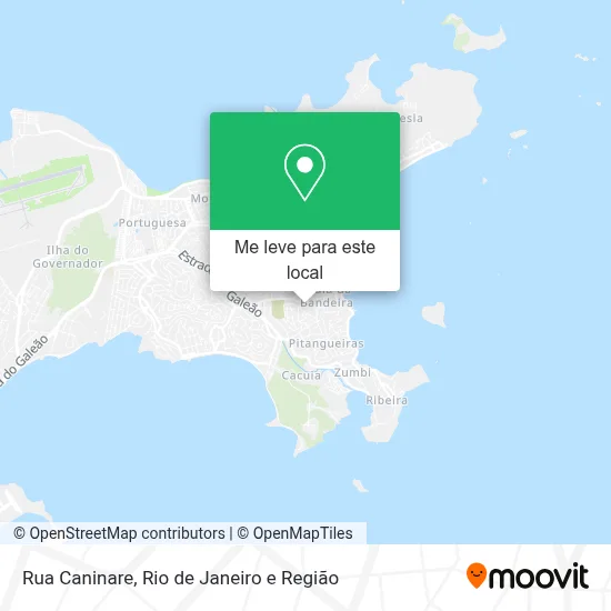 Rua Caninare mapa