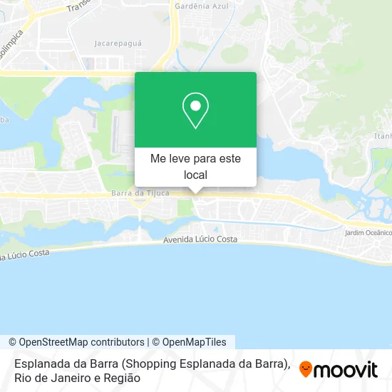 Esplanada da Barra mapa