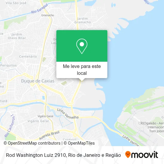 Rod Washington Luiz 2910 mapa