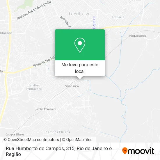 Rua Humberto de Campos, 315 mapa