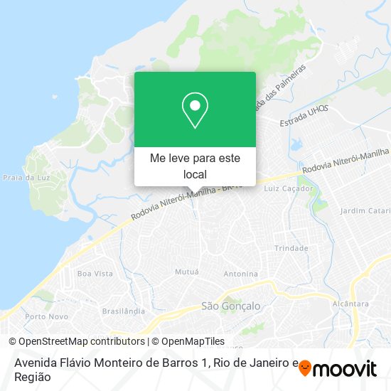 Avenida Flávio Monteiro de Barros 1 mapa