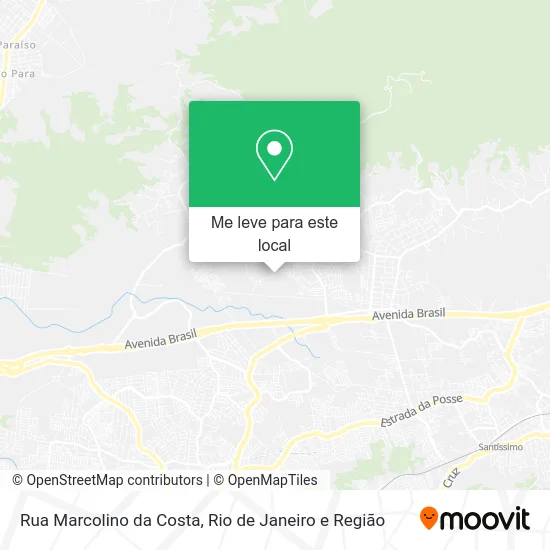 Rua Marcolino da Costa mapa