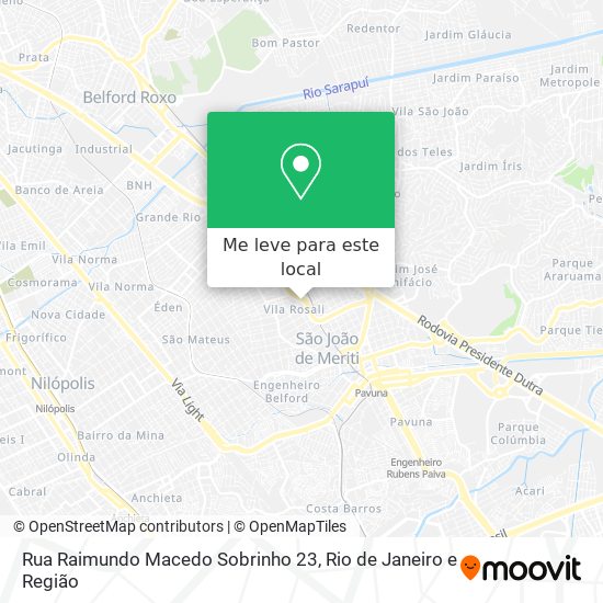 Rua Raimundo Macedo Sobrinho 23 mapa