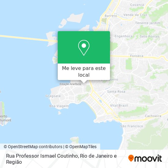 Rua Professor Ismael Coutinho mapa