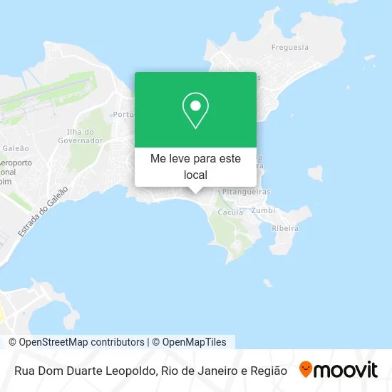 Rua Dom Duarte Leopoldo mapa
