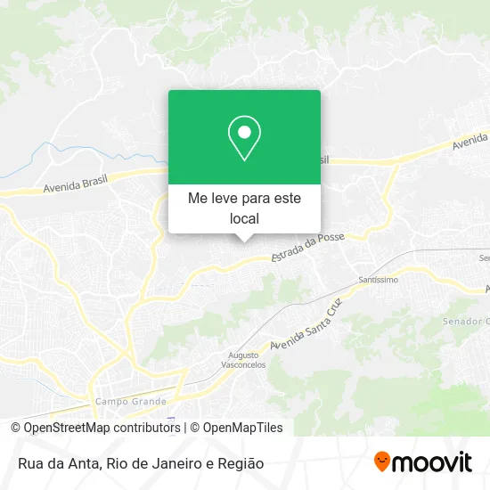 Rua da Anta mapa