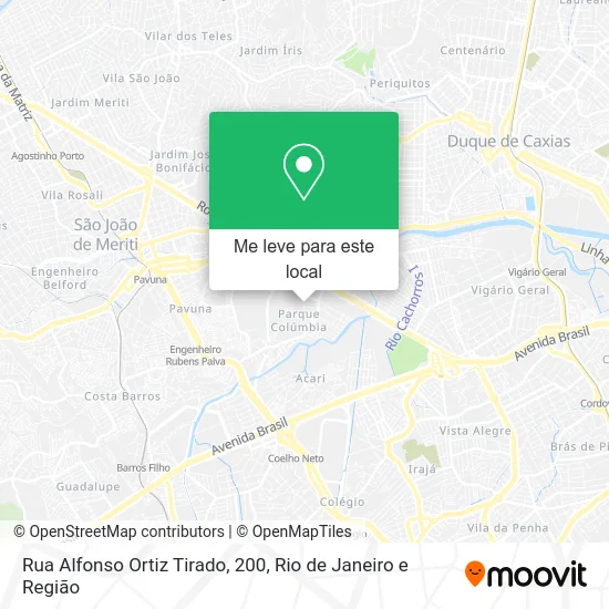 Rua Alfonso Ortiz Tirado, 200 mapa