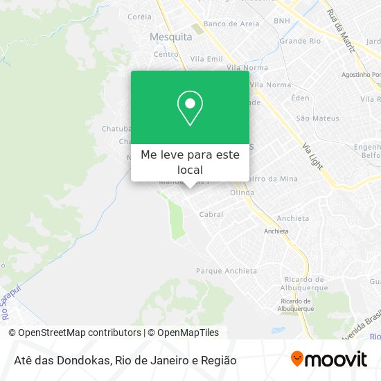 Atê das Dondokas mapa