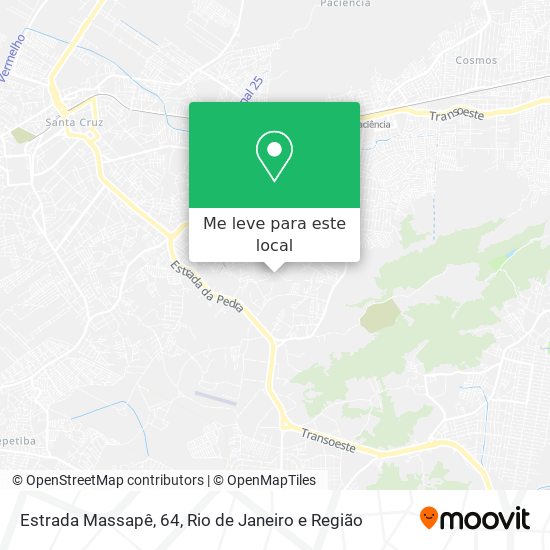 Estrada Massapê, 64 mapa