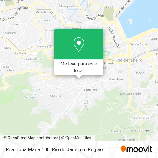 Rua Dona Maria 100 mapa