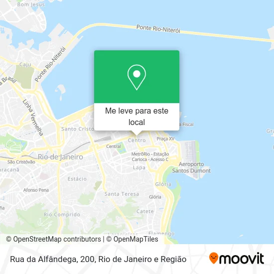 Rua da Alfândega, 200 mapa
