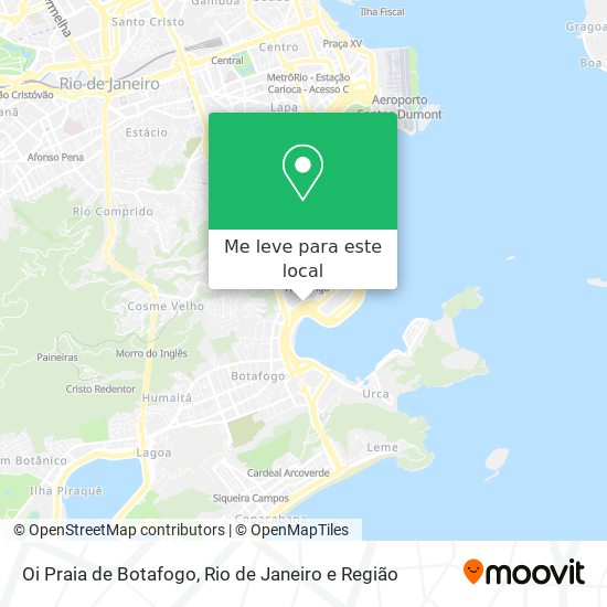 Oi Praia de Botafogo mapa