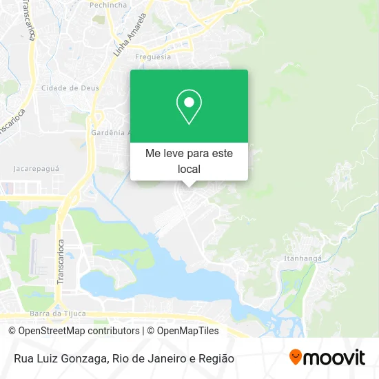Rua Luiz Gonzaga mapa