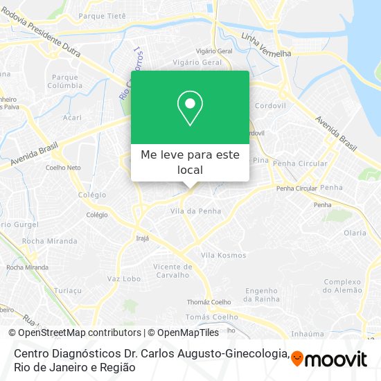 Centro Diagnósticos Dr. Carlos Augusto-Ginecologia mapa