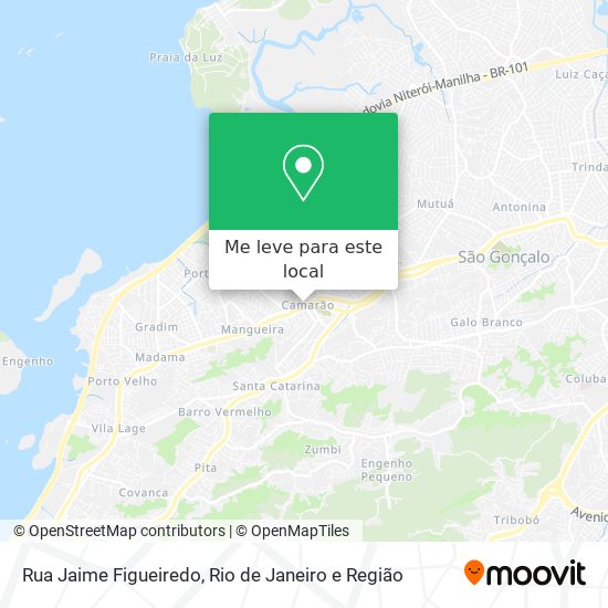 Rua Jaime Figueiredo mapa