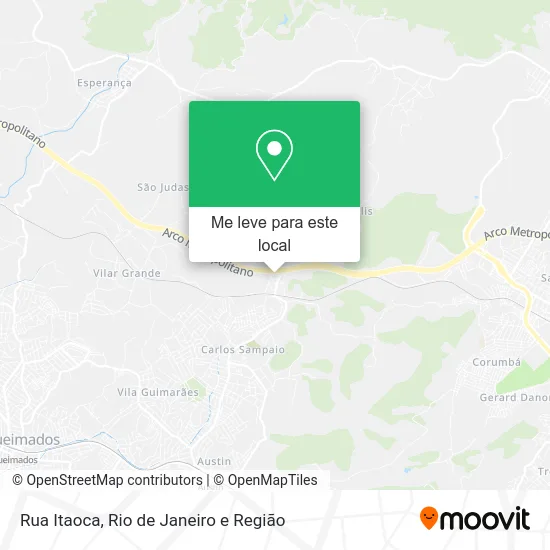 Rua Itaoca mapa