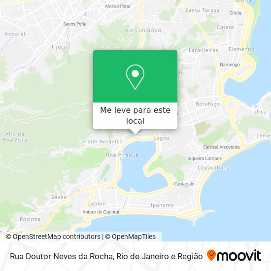 Rua Doutor Neves da Rocha mapa
