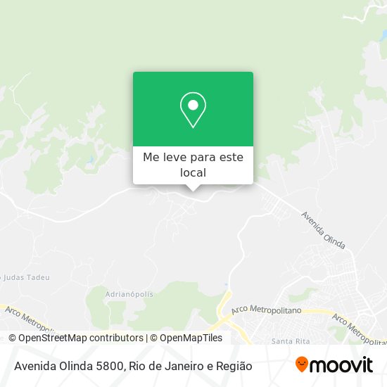 Avenida Olinda 5800 mapa