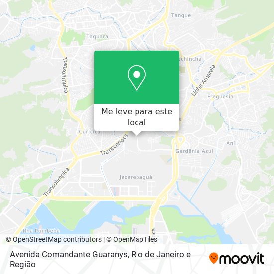 Avenida Comandante Guaranys mapa