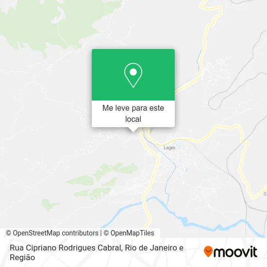 Rua Cipriano Rodrigues Cabral mapa
