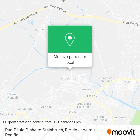 Rua Paulo Pinheiro Steinbruch mapa