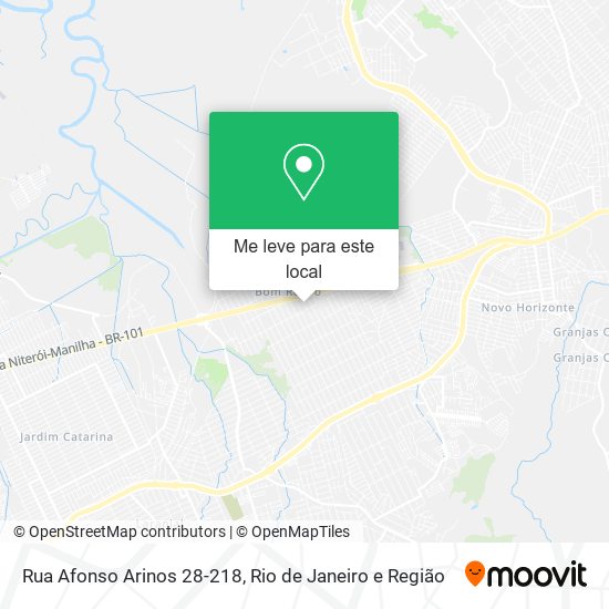 Rua Afonso Arinos 28-218 mapa
