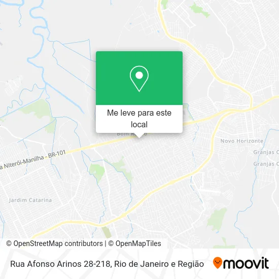 Rua Afonso Arinos 28-218 mapa