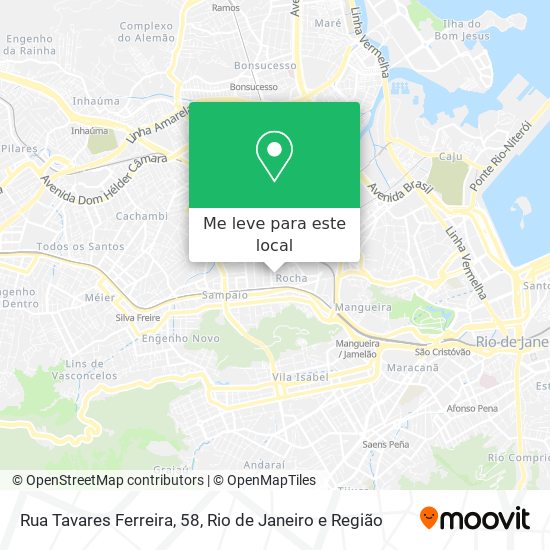 Rua Tavares Ferreira, 58 mapa