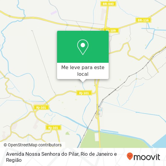 Avenida Nossa Senhora do Pilar mapa