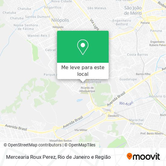 Mercearia Roux Perez mapa