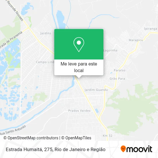 Estrada Humaitá, 275 mapa