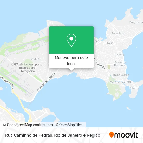 Rua Caminho de Pedras mapa