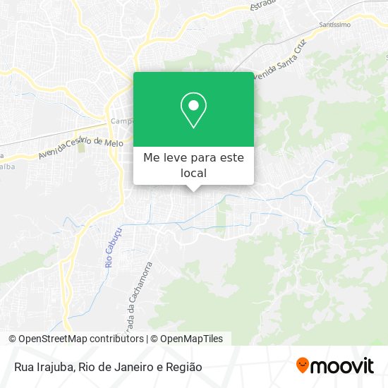 Rua Irajuba mapa
