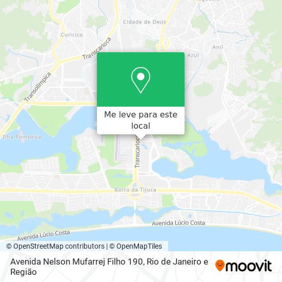 Avenida Nelson Mufarrej Filho 190 mapa