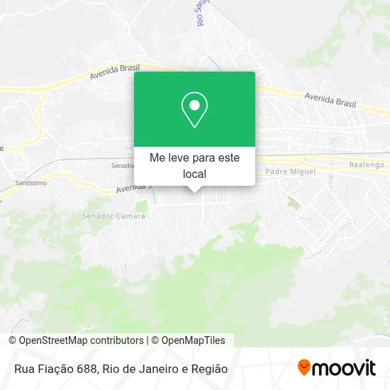 Rua Fiação 688 mapa