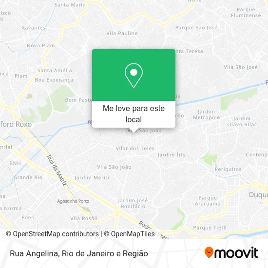 Rua Angelina mapa